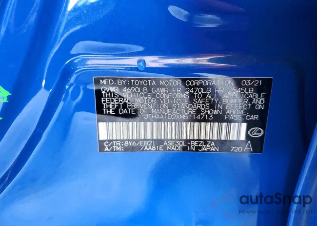 JTHAA1D2XM5114713: 76416215