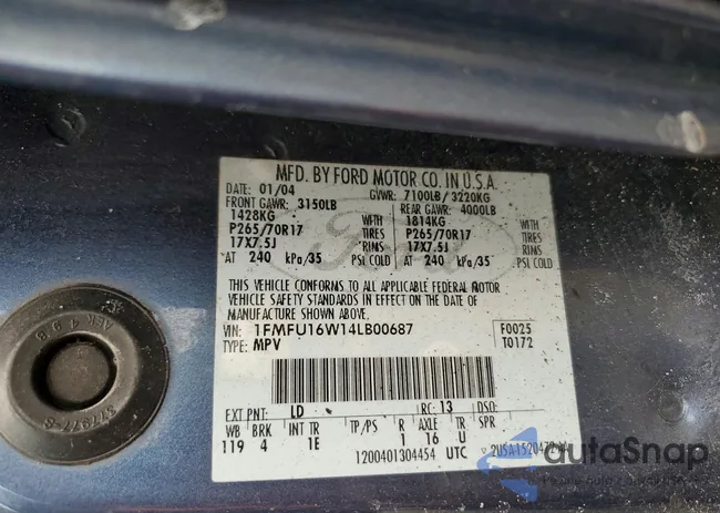 1FMFU16W14LB00687: 78956615