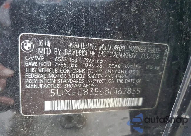 5UXFE83568L162855: 79219675