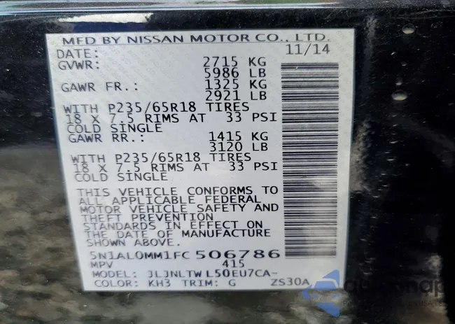 5N1AL0MM1FC506786: 75178055