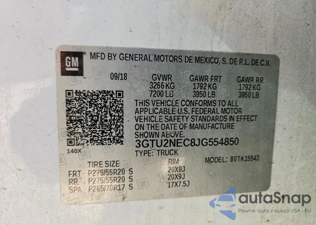 3GTU2NEC8JG554850: 78460935