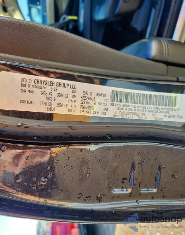 1C4RDJDG2DC688192: 75377955