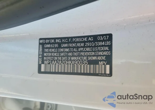 WP1AA2A20HKA90035: 77992135