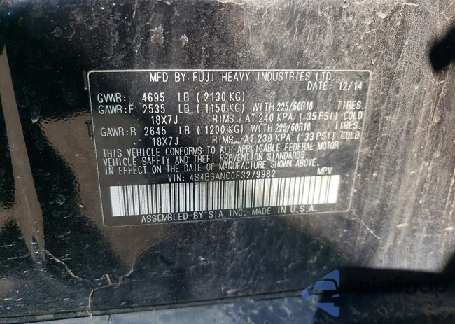 4S4BSANC0F3279982: 76181845