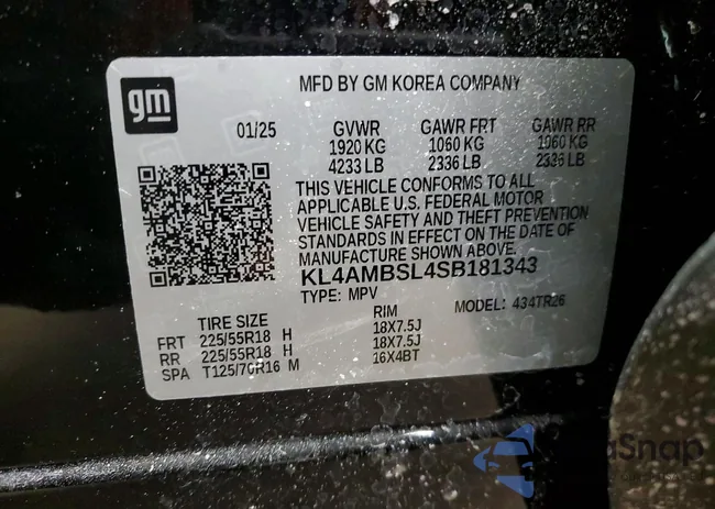 KL4AMBSL4SB181343: 79004375