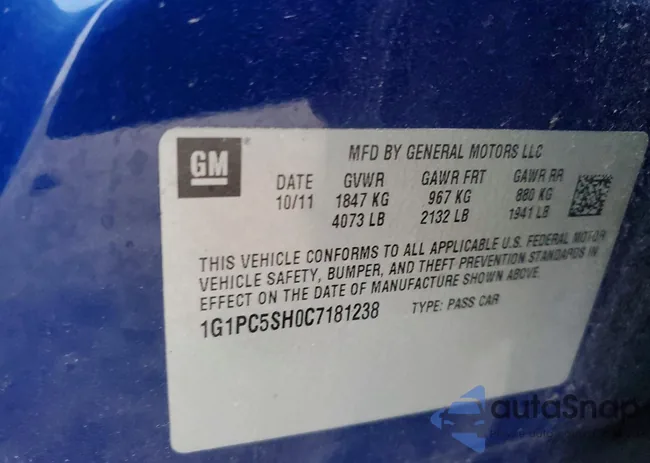 1G1PC5SH0C7181238: 77810185