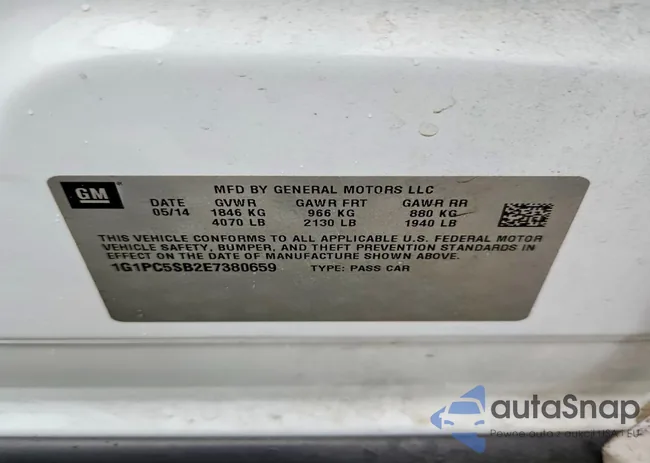 1G1PC5SB2E7380659: 76912765