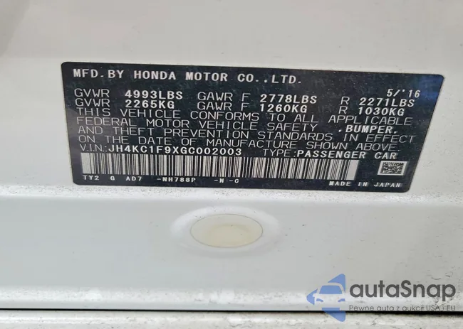 JH4KC1F9XGC002003: 77753905