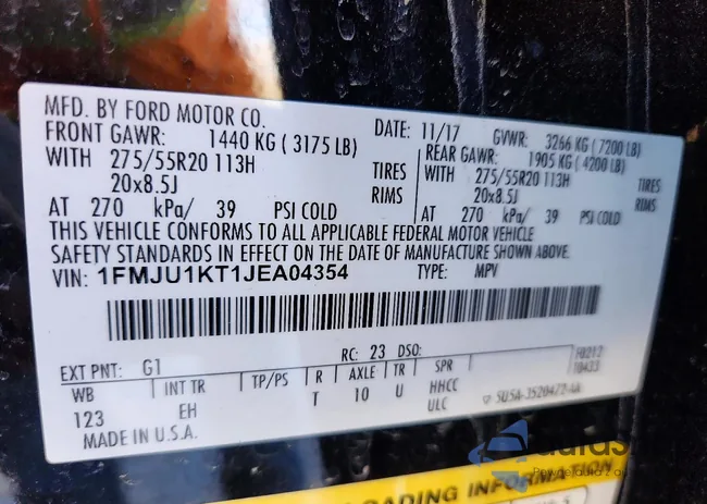 1FMJU1KT1JEA04354: 75862465