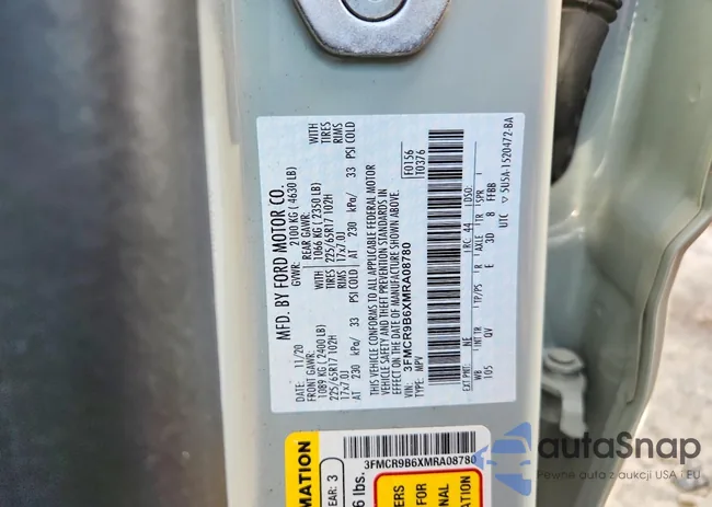 3FMCR9B6XMRA08780: 77027045