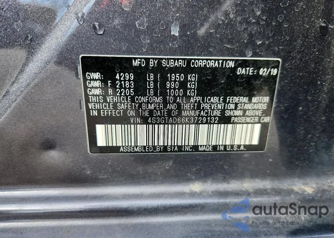 4S3GTAD66K3729132: 76988745