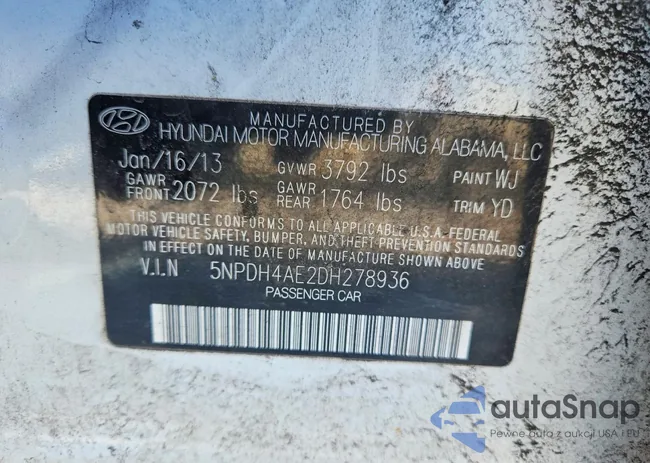 5NPDH4AE2DH278936: 75381265