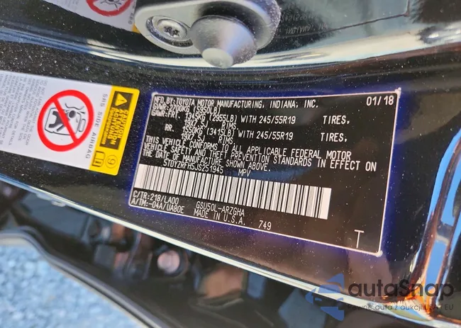 5TDYZRFH5JS251945: 75730725