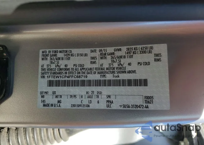 1FTEW1CP4FFC68719: 78406505