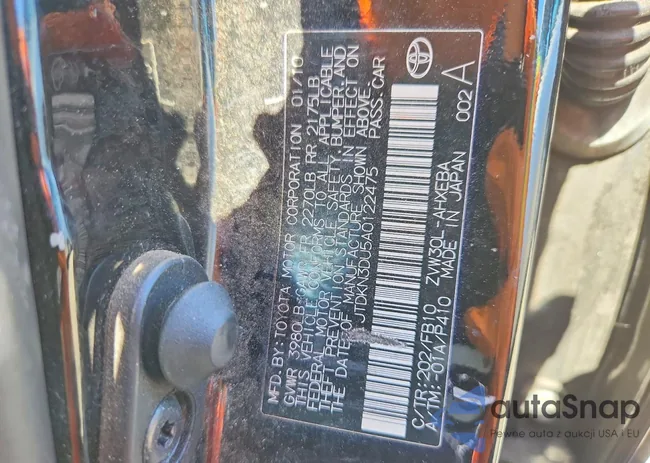 JTDKN3DU5A0122475: 79181745