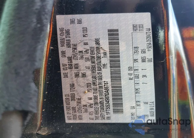 1FTSS34S67DA86787: 76126705