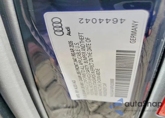 WAUEAAF49RN006668: 78885965