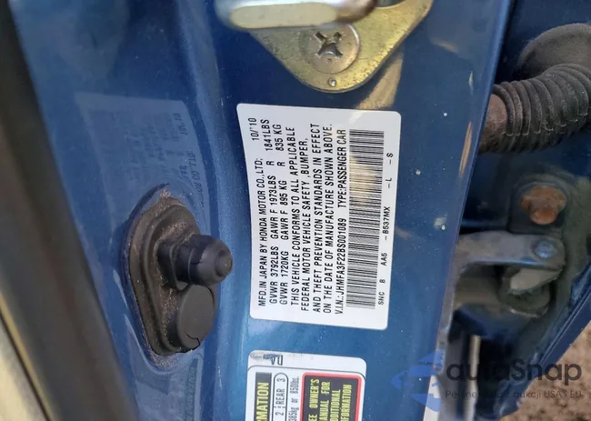 JHMFA3F22BS001089: 77287125