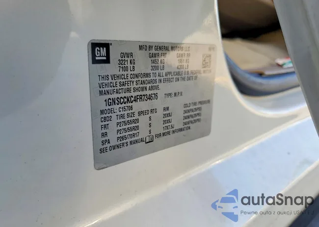 1GNSCCKC4FR734676: 76201835