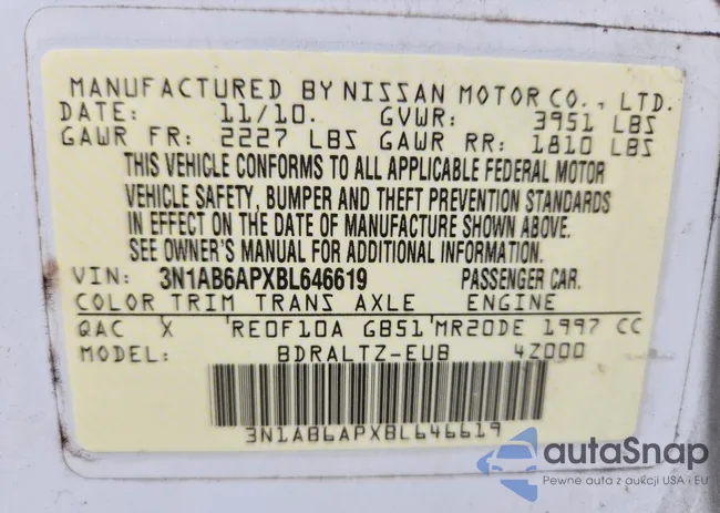 3N1AB6APXBL646619: 78107825