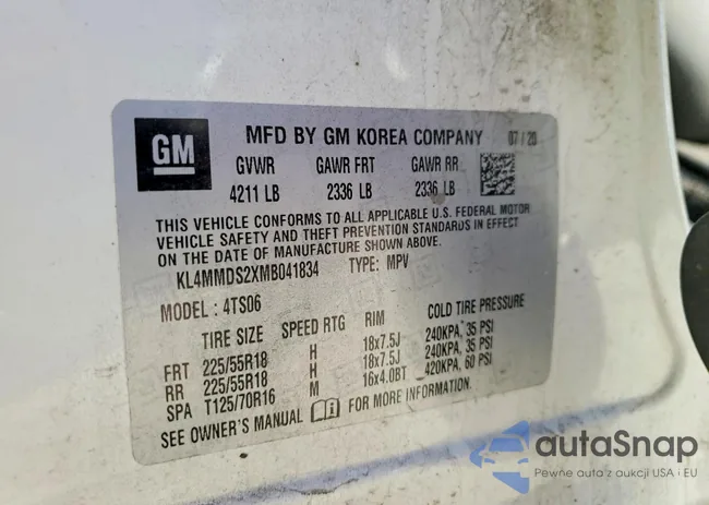 KL4MMDS2XMB041834: 77398675