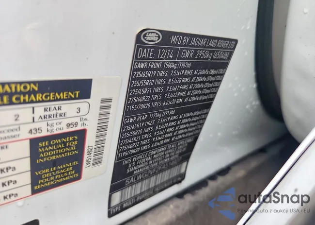 SALWG2VF2FA514927: 76188315