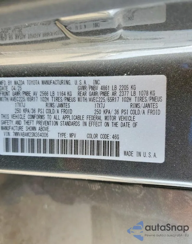 7MMVABAM2SN364006: 76363345