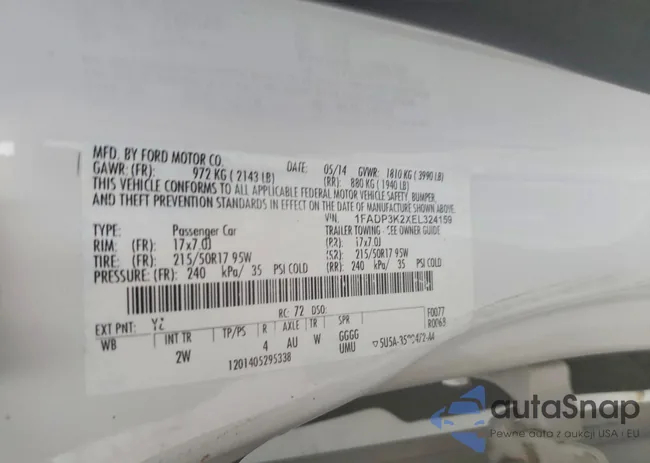 1FADP3K2XEL324159: 77901985