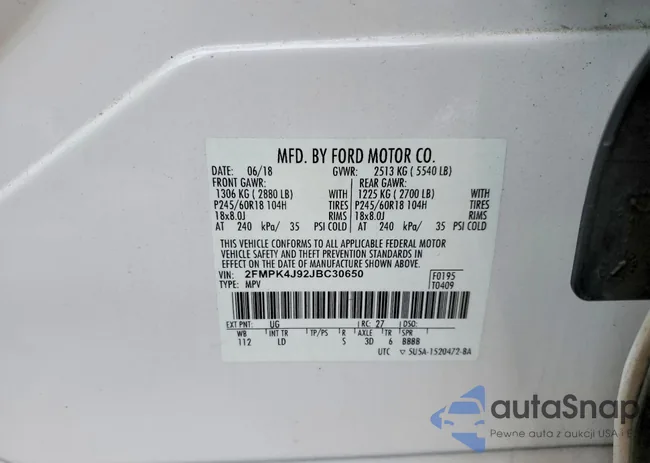 2FMPK4J92JBC30650: 77545705