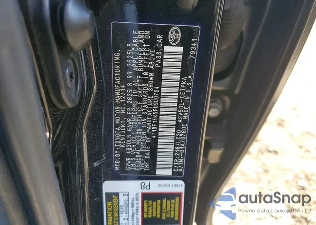 4T1BF1FK5FU900704: 75261315