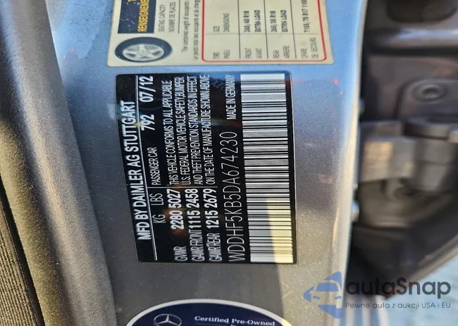 WDDHF5KB5DA674230: 76215605