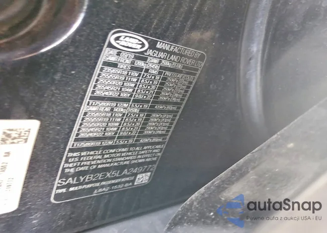 SALYB2EX5LA249772: 76553835