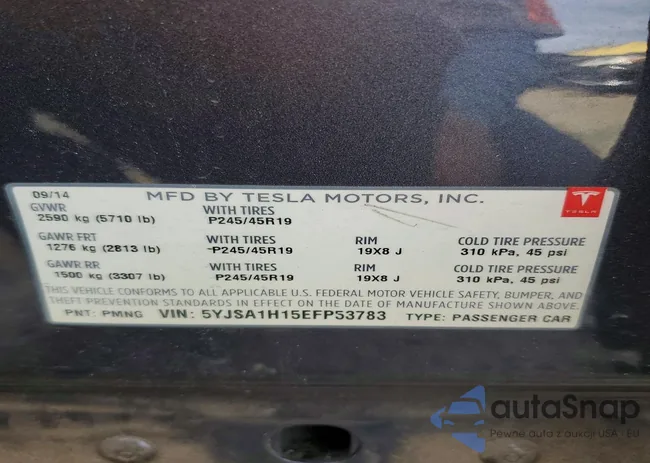 5YJSA1H15EFP53783: 75682905