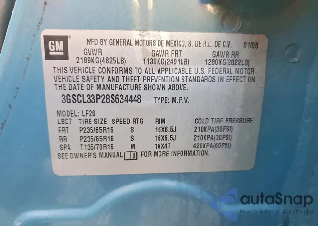 3GSCL33P28S634448: 79204345