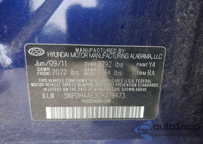 5NPDH4AE3CH079473: 76042805