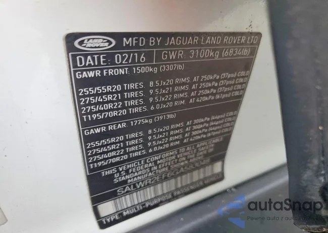 SALWR2EF6GA583048: 75436245