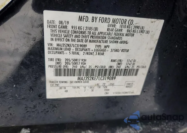 MAJ3S2KE7LC319089: 78865495