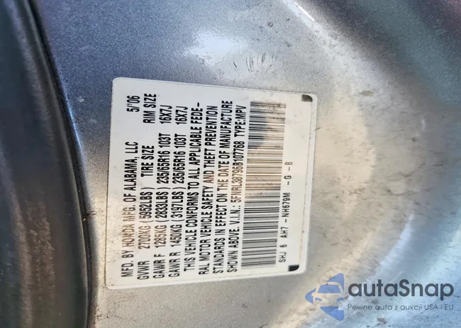 5FNRL38796B107768: 79426675