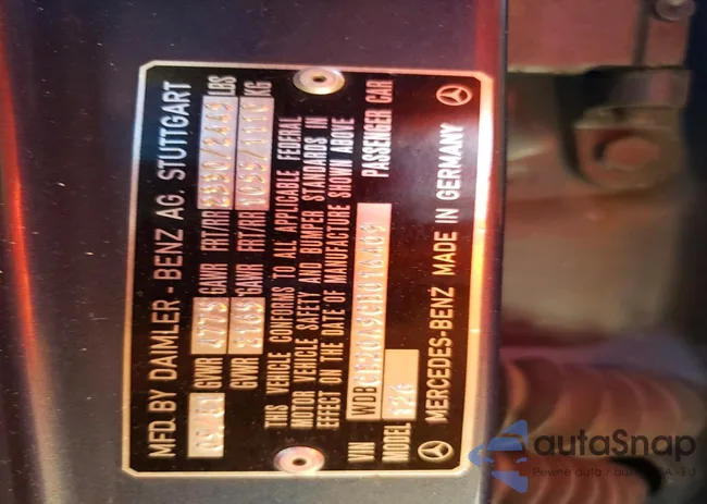 WDBCB20A9CB016409: 76801935