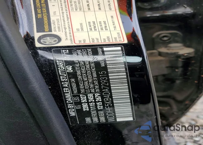 WDDHF5KB4DA729315: 78295865