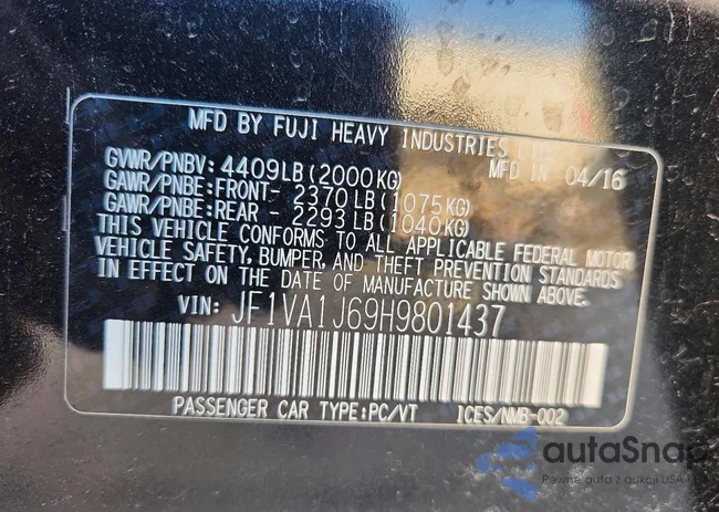 JF1VA1J69H9801437: 78655345