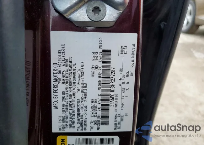 3FA6P0HD3HR272282: 75016995