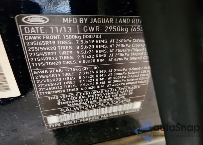 SALWR2WF5EA330458: 75863785