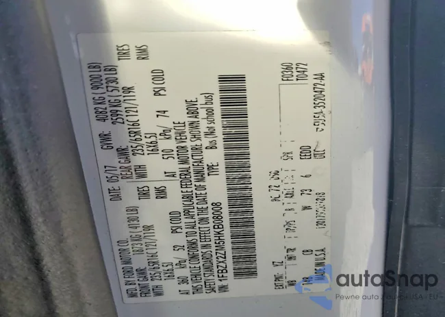 1FBZX2ZM5HKB08008: 75508045