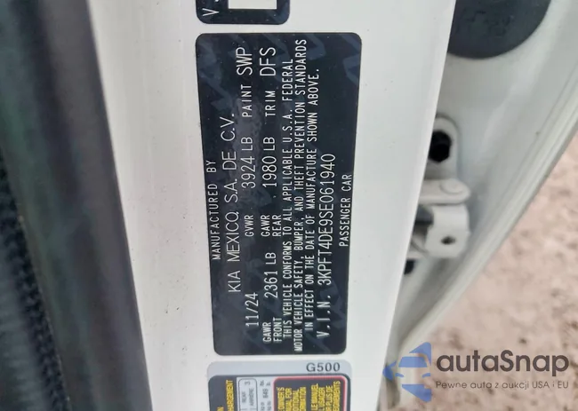 3KPFT4DE9SE061940: 79102015