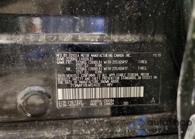 2T3MWRFV9LW054632: 76569395