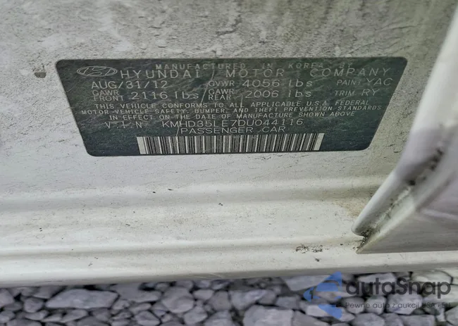 KMHD35LE7DU044116: 79007225