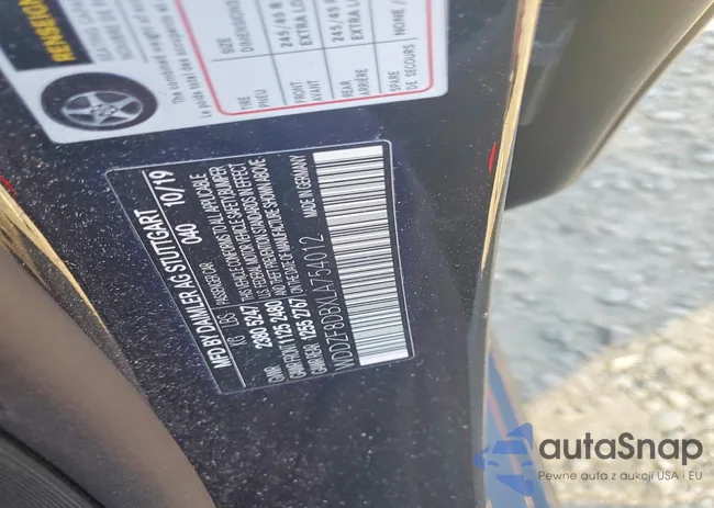 WDDZF8DBXLA754012: 75621665