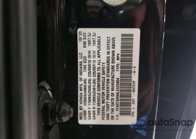 7FART6H94LE025854: 78864255