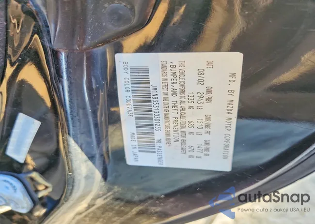 JM1NB353130301255: 77960135